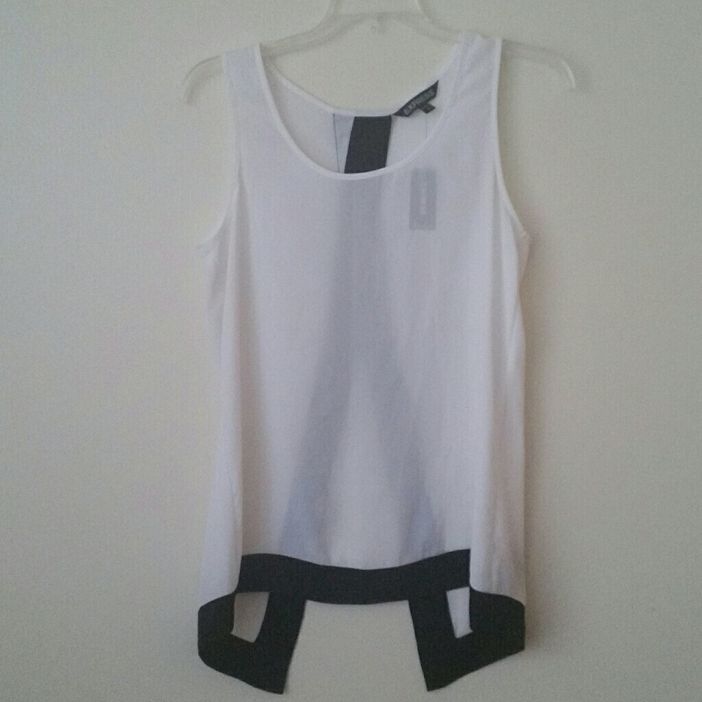 Express women's tops crew neck tank SP
